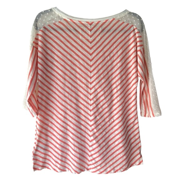 LITTLE YELLOW BUTTON x ANTHROPOLOGIE STRIPED BUTTON MABEL TOP | EXTRA SMALL - Picture 7 of 10